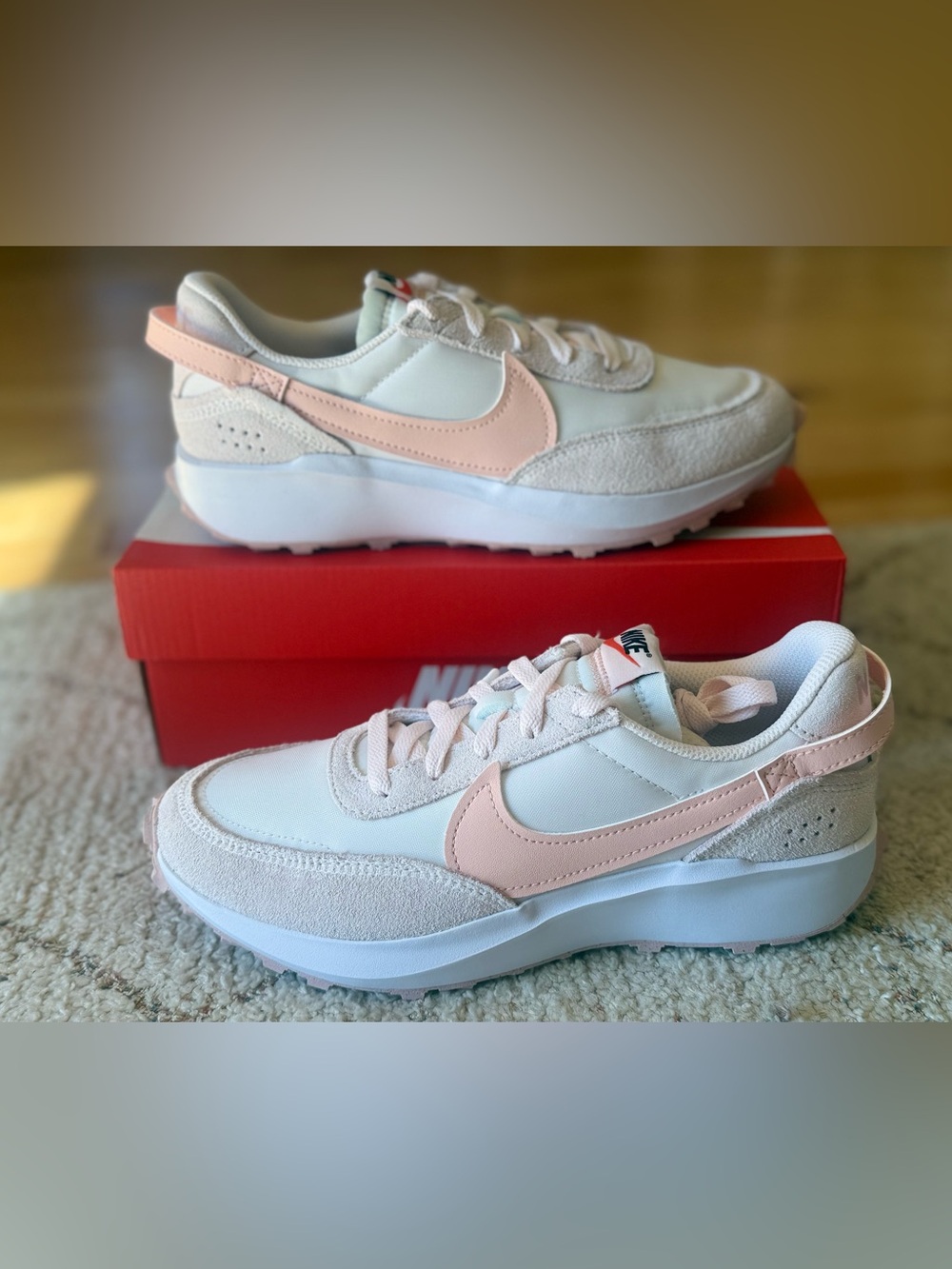 Nike Waffle Debut DH9523-602 Light Soft Pink Women’s Size 8 New w/ Box Retro